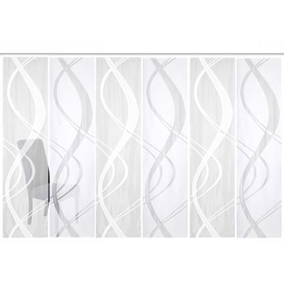 Schiebegardine HOME WOHNIDEEN "TIBASO", weiß, B:57cm H:245cm, Wirkware, Obermaterial: 100% Polyester, Gardinen, halbtransparent