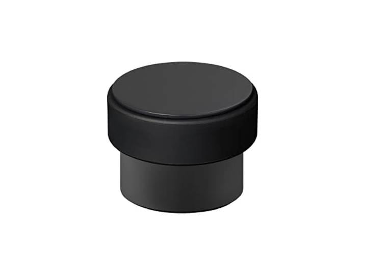 blomus Butée de porte -STOP- 2 kg en acier inoxydable 9 x 7 cm avec anneau en caoutchouc (anthracite)