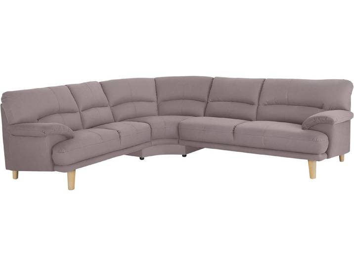 TRENDMANUFAKTUR Polsterecke Cecilia, italienisches Designsprache, modern und komfortabel, L-Form, toller Sitzkomfort und bequeme Armlehnen