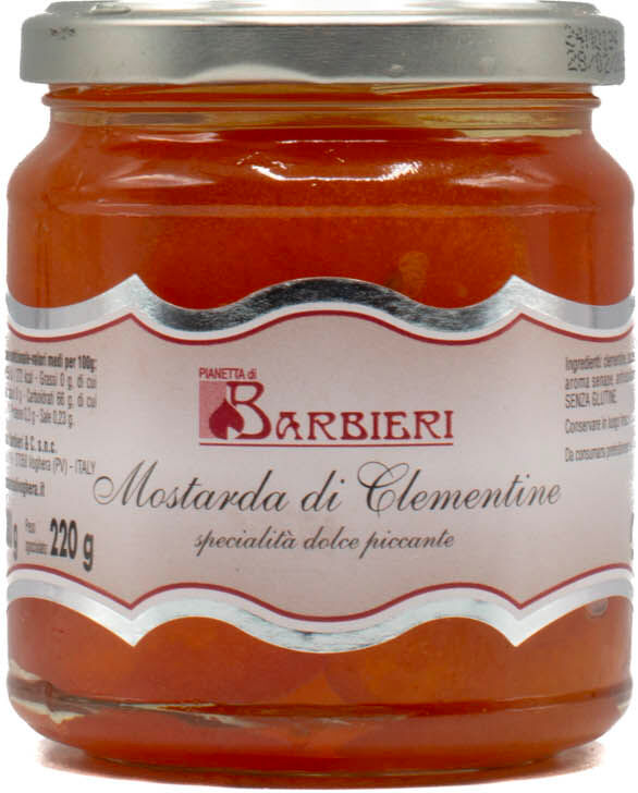Pianetta Di Barbieri Mostarda Di Clementine Barbieri Gr 380