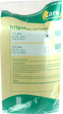 Careliv Produkte OHG IRRIGATOR KOMPLETT 1 l 1 St 02741077