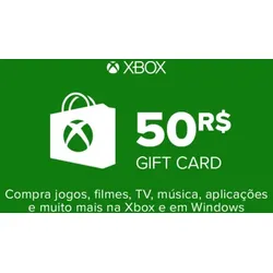 XBOX Live-Geschenkkarte 50 BRL