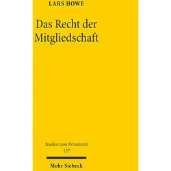 Das Recht der Mitgliedschaft, Fachbücher von Lars Howe