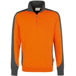 Zip-Sweatshirt Contrast "Performance" 476 - XL - Orange