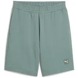 PUMA Essentials Elevated 9" French Terry Sweatshorts Herren 30 - green moon S