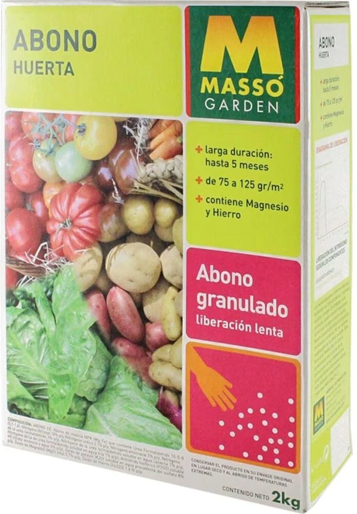 Masso Abono Granulado Garden Para Huerto Y Jardín Multicolor Talla Única Unisex