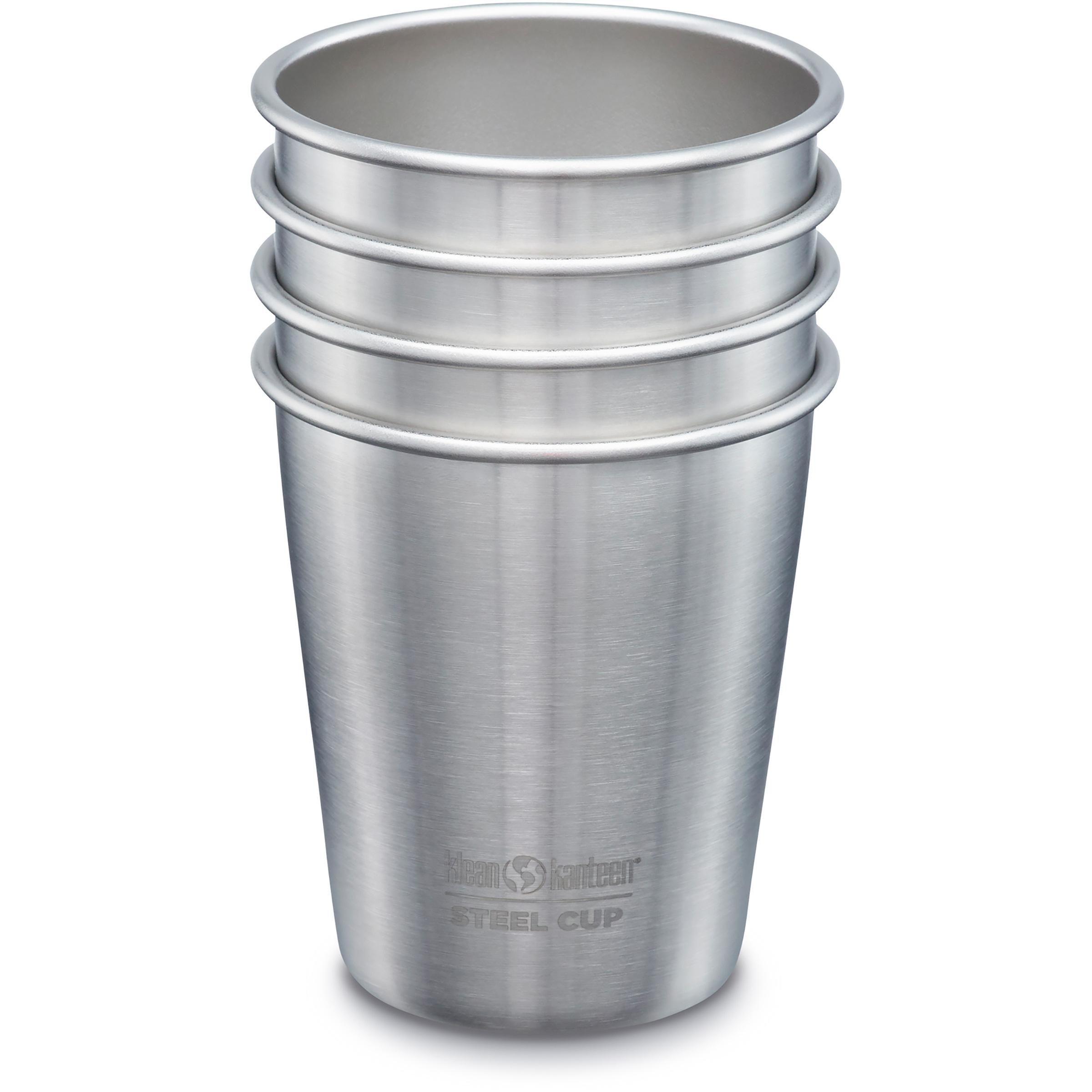 Klean Kanteen Pint Cup 4er Pack Becher Campinggeschirr grau Größe 473ml Camping | Lifestyle