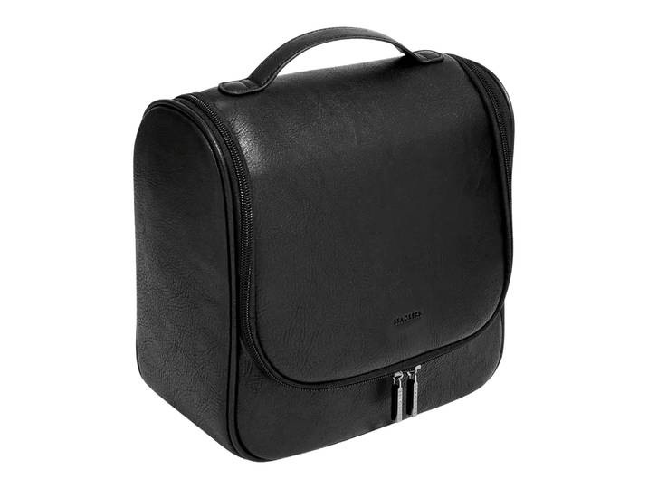 Kosmetiktasche George, Stackers, schwarz, Kunststoff