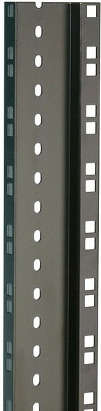 Adam Hall 19" Parts 61552 Blk Hd Rackschiene Doppelt Schwarz 45 He