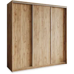 SCHWEBETÜRENSCHRANK NISSE 200/205/60 cm 3-türig Orange
