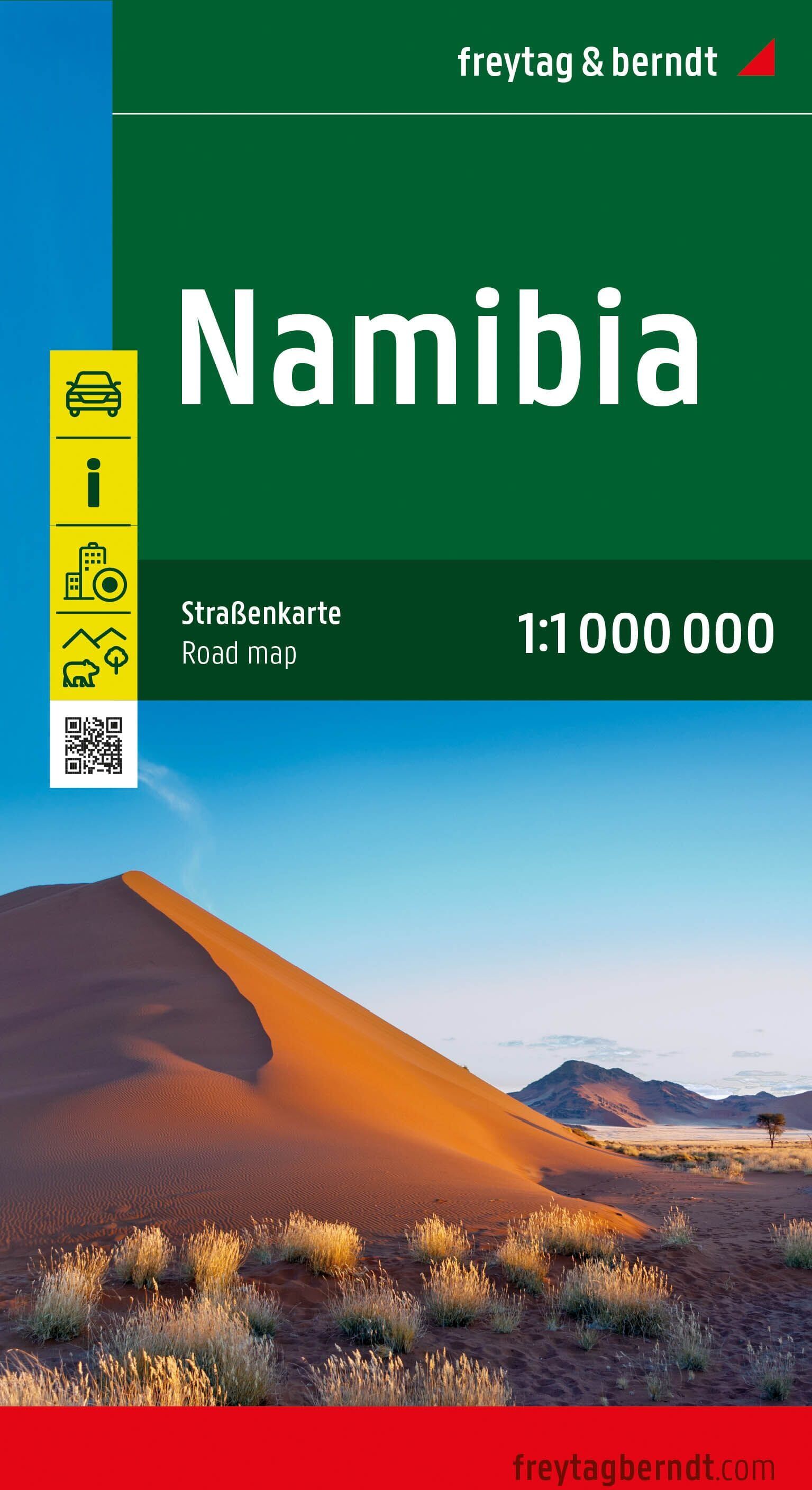 Carte routière - Namibie   Freytag & Berndt