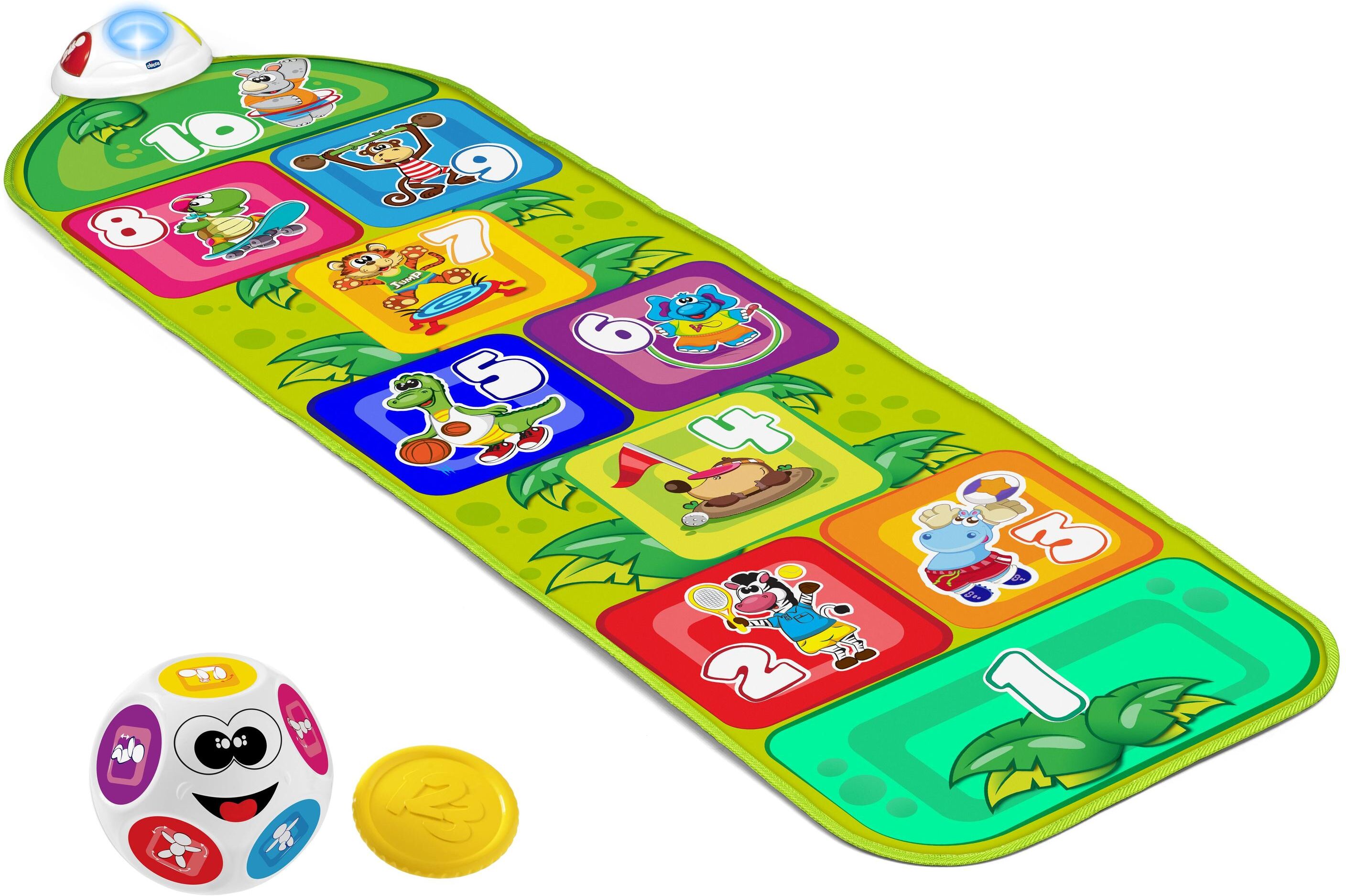 Spielmatte CHICCO "Hüpfmatte", Baby, bunt, Sportmatten Spielmatte bunt Einheitsgröße