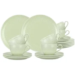 KAFFEESERVICE Amina Seladon 18-tlg.