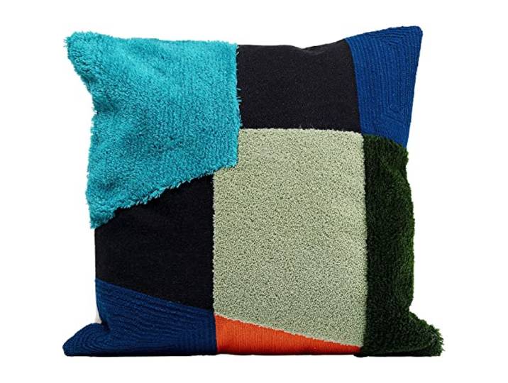 Kare Design Kissen Rectangle, Mehrfarbig, 45x45 cm (L/B) Zierkissen, Deko Kissen, mit Füllung