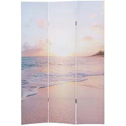 Foto-Paravent MCW-A83, Raumteiler Trennwand Sichtschutz, MVG-zertifiziert ~ 180x121cm Ocean