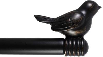 Urbanest Cute Bird Finial Adjustable Decorative Designer Curtain Rod
