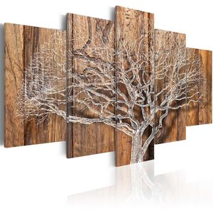 Artgeist Wandbild Tree Chronicle, Leinwand, mehrteilig, 200 x 100 cm