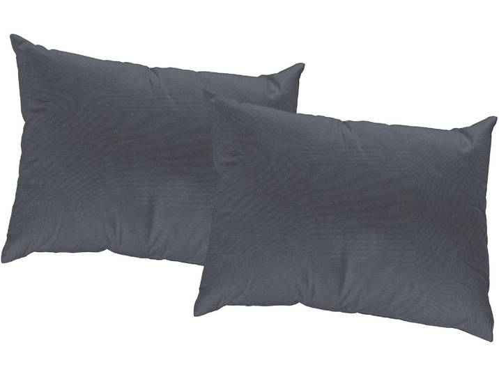 Dekokissen ADAM Uni Light Collection , blau (indigo, unifarben), B:60cm L:40cm, Obermaterial: 100% Baumwolle, Dekokissen_Sitzkissen_Kissenhüllen, Dekokissen, im Uni Design
