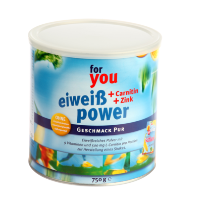 For You eHealth GmbH FOR YOU eiweiß power pur Pulver 750 g 10183680