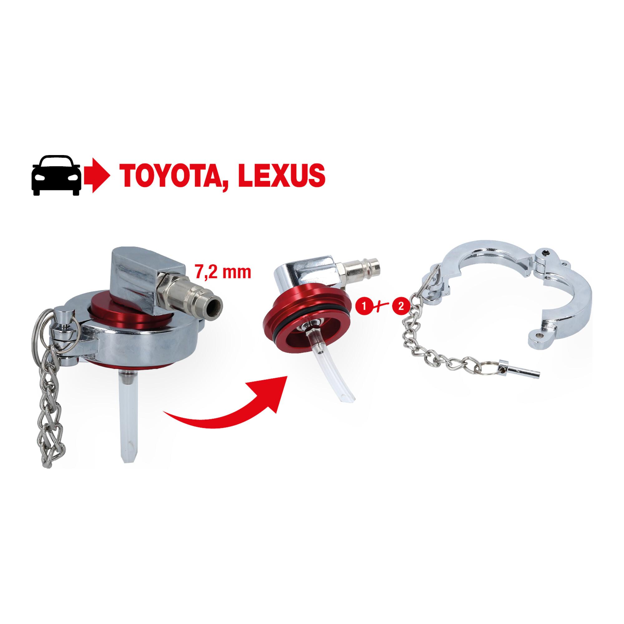KS Tools Universal-Entlüfterstutzen-Adapter für Toyota und Lexus (160.0719)