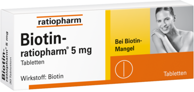 ratiopharm GmbH BIOTIN-RATIOPHARM 5 mg Tabletten 90 St 03659722