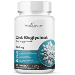 VitaSanum®- Zink Bisglycinat (Zinc bisglycinate) – 1 Kapsel Tagesportion