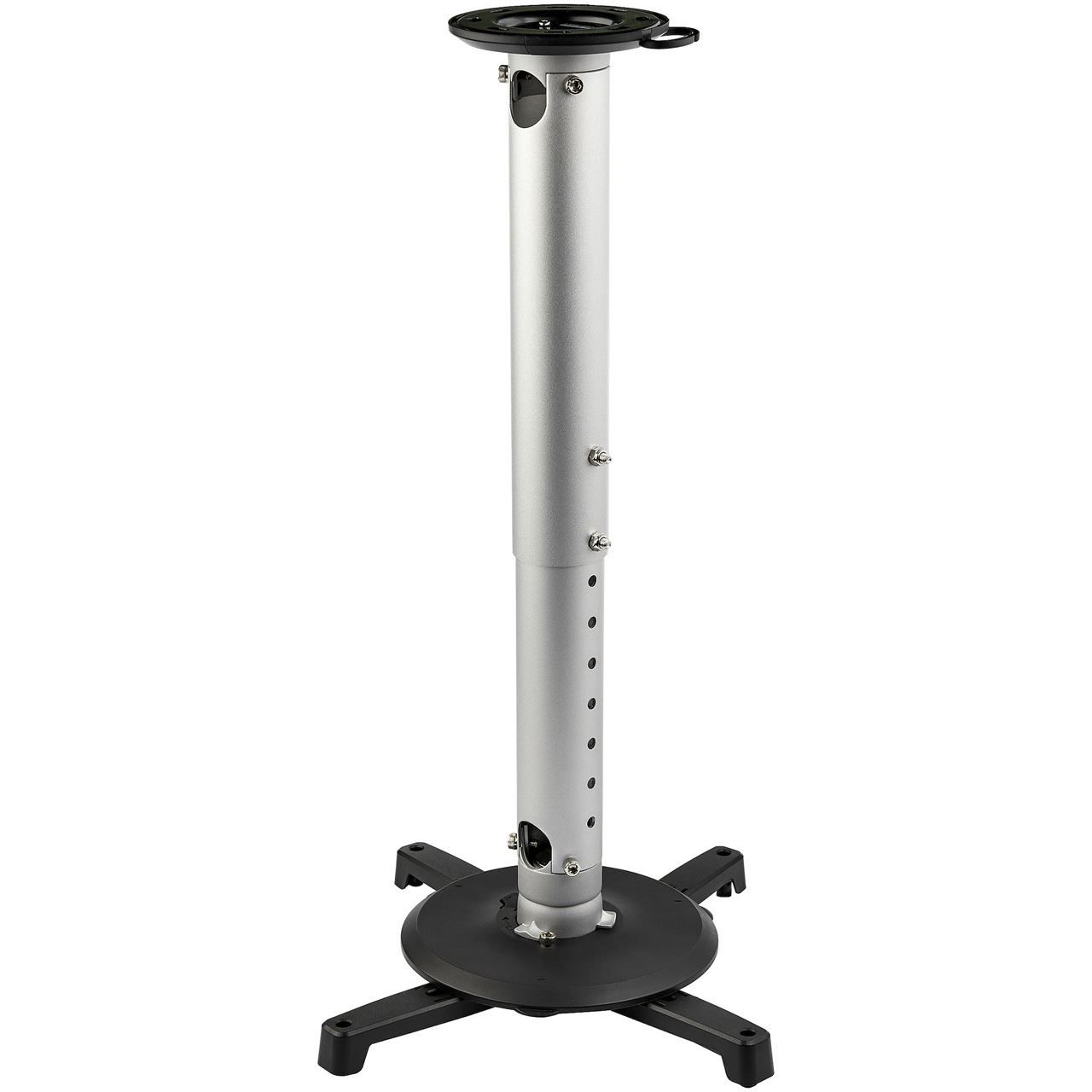 Startech Universelle Beamer Deckenhalterung - +-25 neigbar - 360 schwenkbar - bis 15Kg - Deckenabstand 128mm-578mm