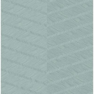 Scott Living Aspen Aqua Chevron Wallpaper