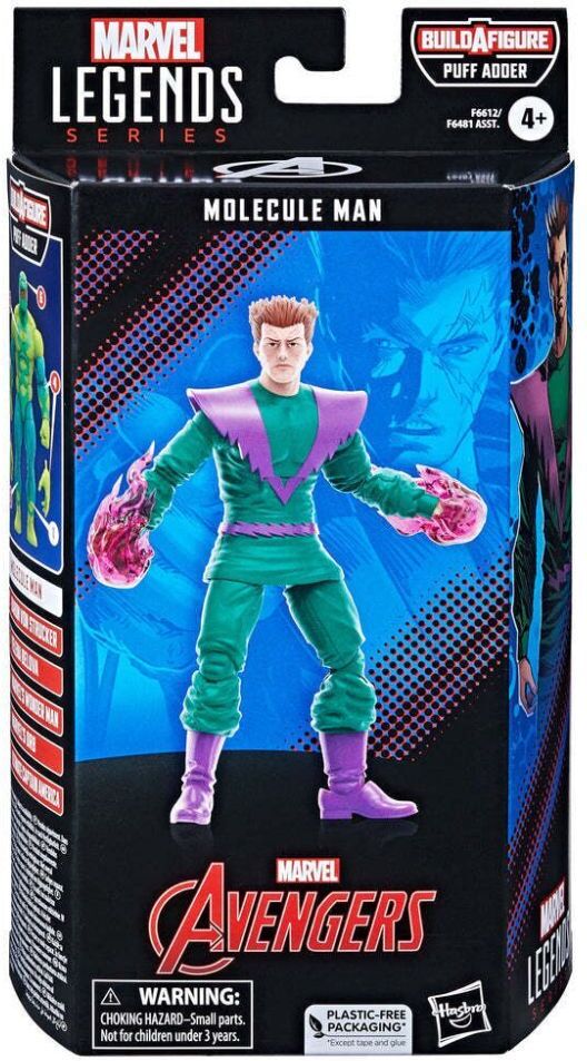 Hasbro Fans - Marvel Legends: Molecule Man Action Figure (15cm) (Build-A-Figure