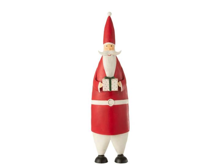 Père noël en métal multicouleur 20x18x61 cm