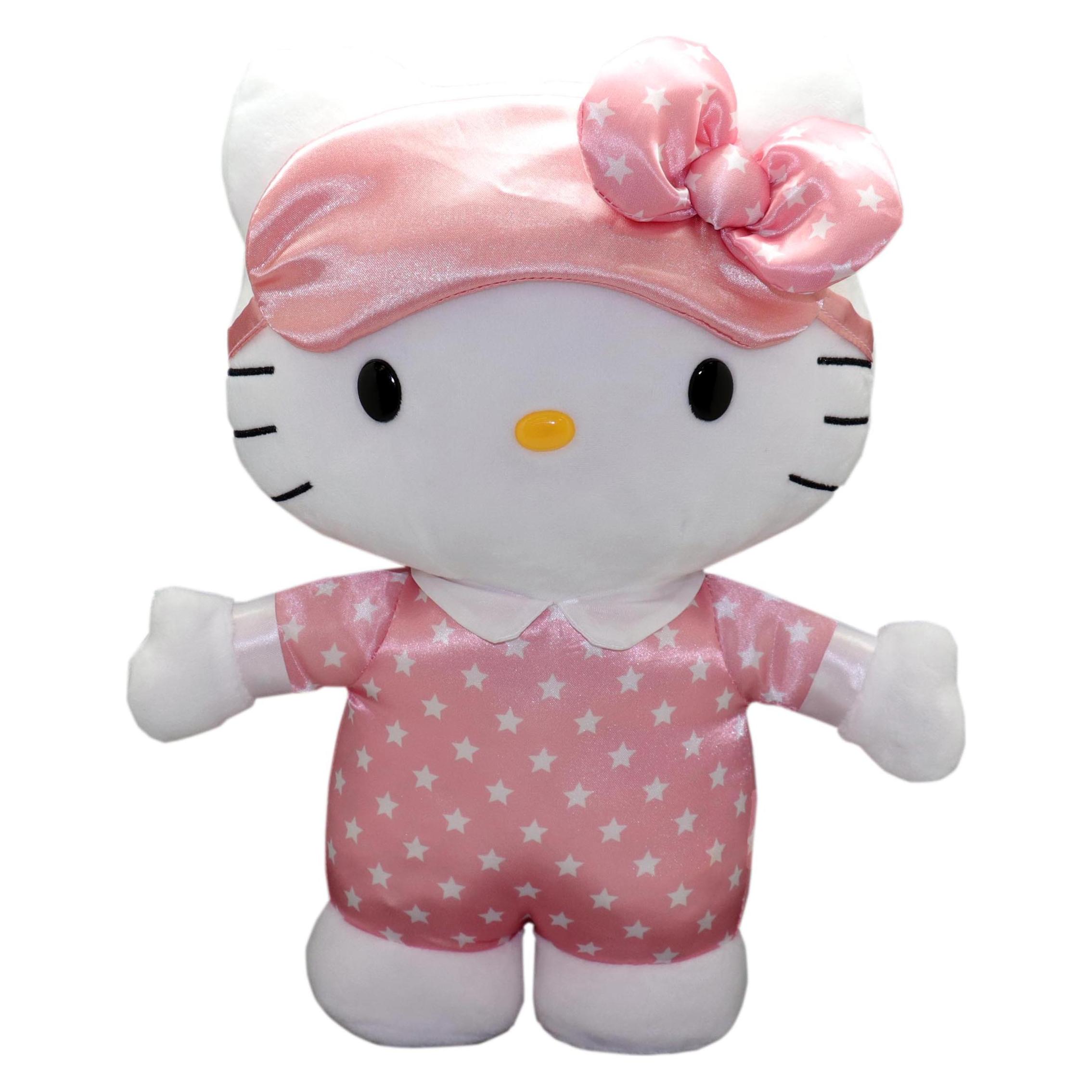 Giochi Preziosi Hello Kitty - Leuchtender Plüsch Bedtime, 35 cm Plüsch mit Licht, weiche und angenehme (38.50 cm) (PLH1074)