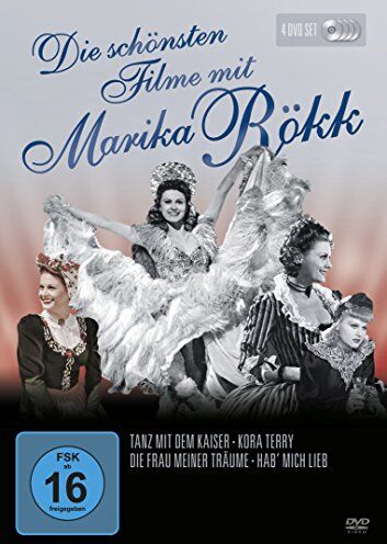 Marika Rökk - Die schönsten Filme mit Marika Rökk [4 DVDs] - Preis vom 02.10.2026 23:42:20 h