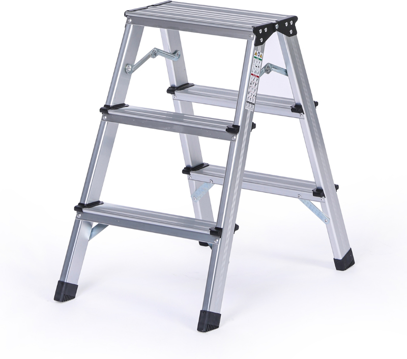 B2B Partner Doppelseitige Aluminium-Stufen, 2x3 Stufen, 635 mm