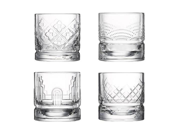 La Rochère Verre à whisky Dandy 4 pièces Transparent
