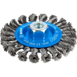 Bosch PRO Scheibenbürste, gezopft, 115 mm, 12500 U/min, M14 - 2608622059