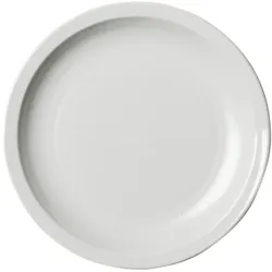 CAMBRO 55CWNR-148 - Flacher Teller - 14 x 14 cm - Polykarbonat Weiß - Verkauf 1 Stück.