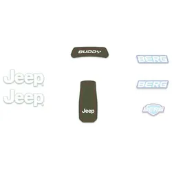 BERG Aufkleber-Set für Buddy Jeep 2.0 Pedal-Gokarts