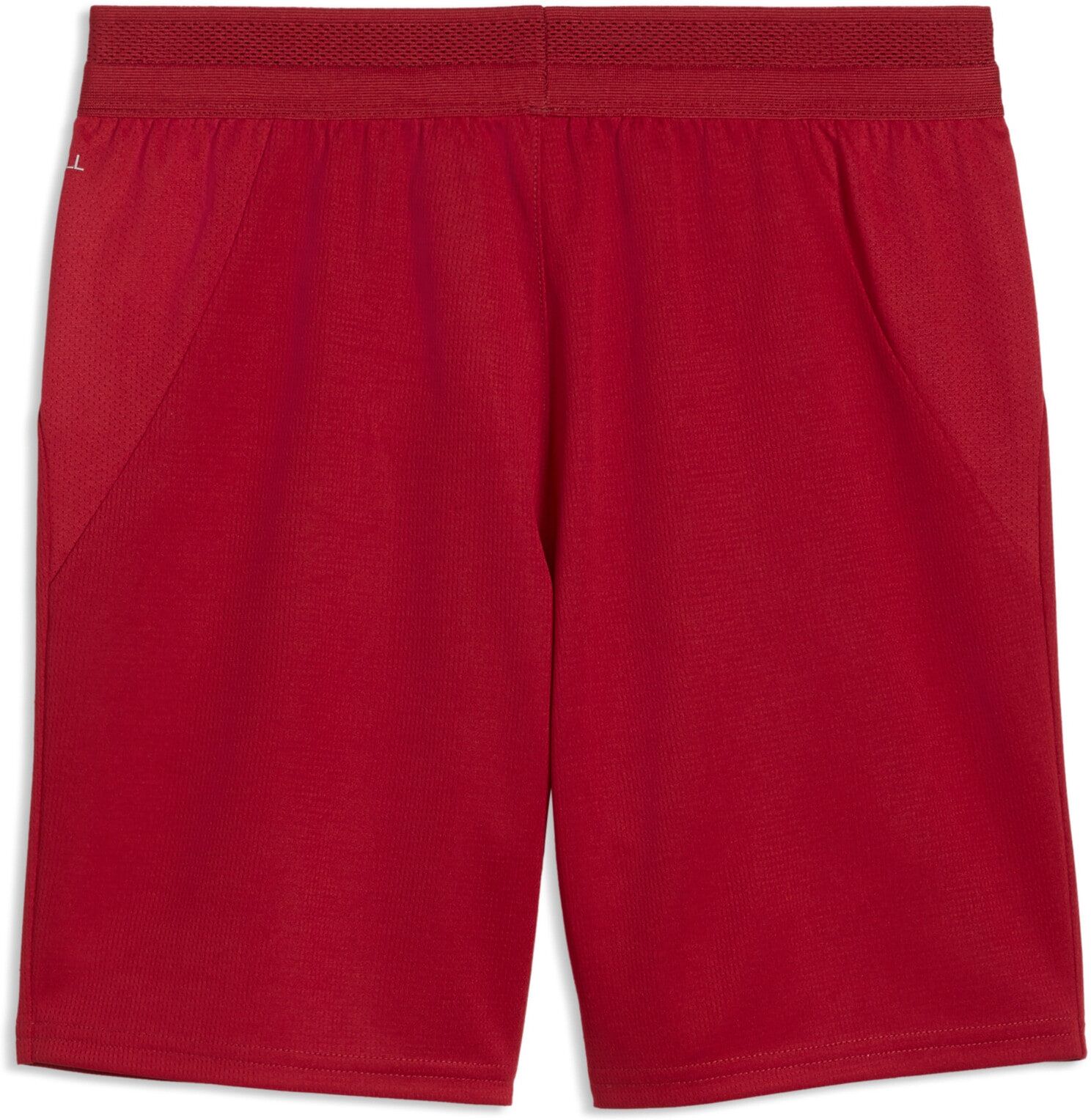 Trainingsshorts PUMA "GSK SHORTS REPLICA JR" Gr. 176, rot (schwarz cherry, summer sunset), Hosen, Damen, 176, N-Gr, Web, Obermaterial: 100% Polyester, unifarben, Trainingsshorts, aus Polyester, schnelltrocknend, pflegeleicht schwarz cherry, summer sunset 