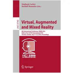Virtual, Augmented and Mixed Reality, Fachbücher von Stephanie Lackey, Randall Shumaker