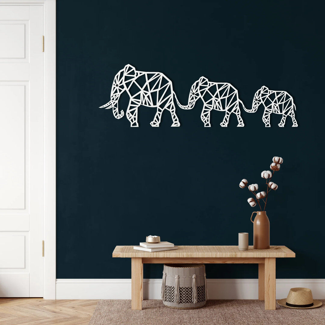 Latitude Vive Handmade Boho Wall Decor White 19" H x 60" W x 2" D