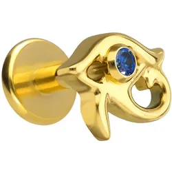 Titan Labret mit Innengewinde AUGE DES HORUS