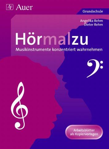 Angelika Rehm - Hörmalzu - Musikinstrumente konzentriert wahrnehmen: Arbeitsblätter als Kopiervorlagen zur Wahrnehmungs- und Konzentrationsschulung in der Grundschule - Preis vom 11.10.2026 03:10:56 h
