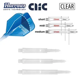 Harrows Clic Standard Shafts - Clear