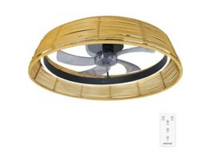 Cecotec - Ventilateur de Plafond avec Lumière EnergySilence LampAero 600 Natural Design - 20 W Diamètre 43 cm Lampe LED