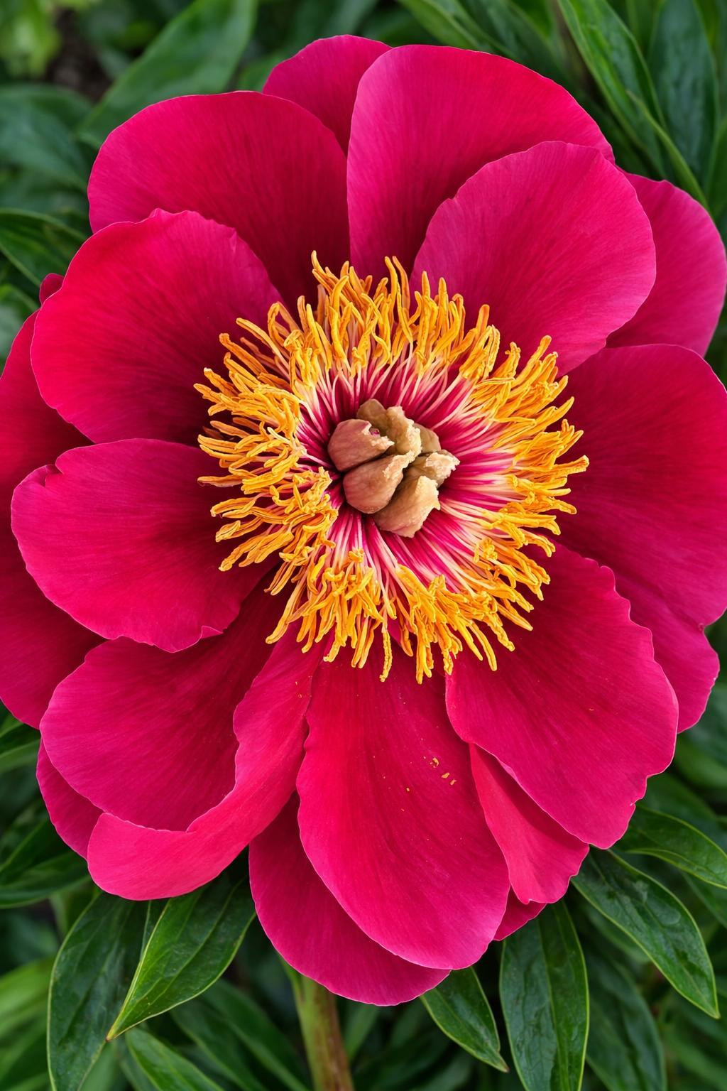 Paeonia lactiflora Eventide Duizendschoon - Donkerrode Winterharde Tuinplant in Pot - 1 liter
