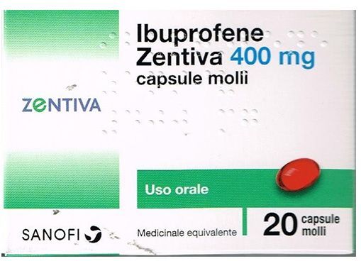 Zentiva Italia Ibuprofene Zentiva * 20 Capsule Molli 400 Mg