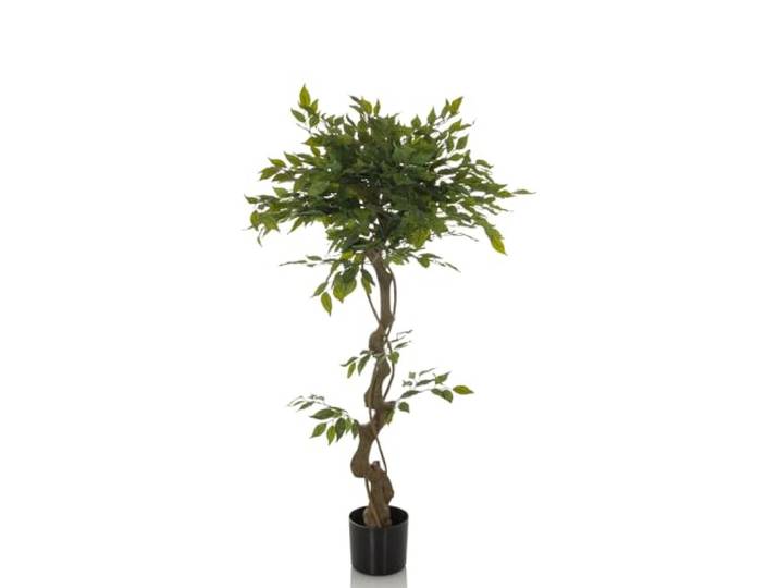 hjh OFFICE Plante Artificielle FICUS I Plante décorative Artificielle 120 cm\, figuier de barbarie\, Arbre Artificiel Facile d'entretien\, Vert 871057