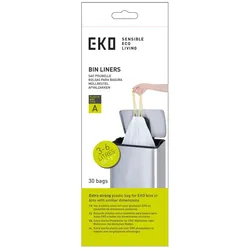 Proregal Extra starke perfekt passende Abfallbeutel mit Zuggurt | 3-6 Liter | 24 Pakete je 30 Beutel | Weiß