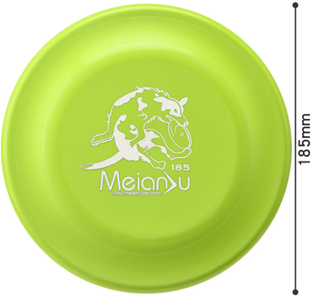 The Handy Homestead Dog Flying Disc Puppy Training Frisbee For Golden Retrievers And Border Collies green