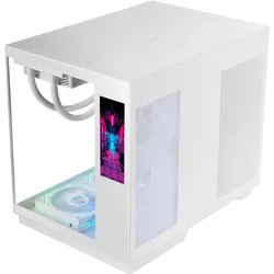 Mars Gaming Mcmiragew (ATX, mATX, Mini-ITX), PC Gehäuse, Weiss